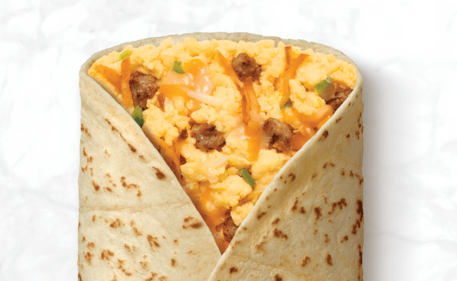 Breakfast Sausage Burrito